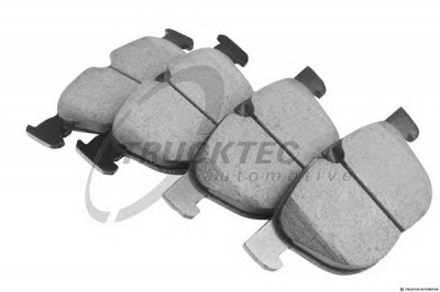 TRUCKTEC AUTOMOTIVE 0834160 -  Комплект тормозных колодок, дисковый тормоз